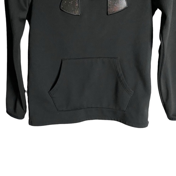 Under Armour Youth Girl's Black Loose Sweatshirt Hoodie - Picture 3 of 8